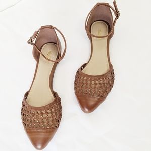 Nicole brown flats size 10M